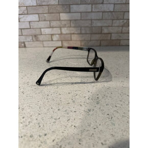 Coach HC 6010 Quinn 5030 Dark Olive 48 16 135 Rectangle Eyeglasses - Picture 4 of 5